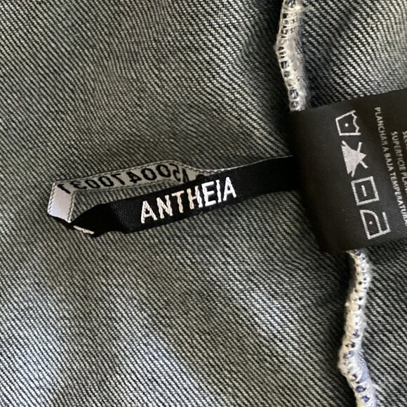 Buffalo David Bitton Antheia Denim Wrap-Around Dress Size L Long Sleeves Stretch - Picture 9 of 10